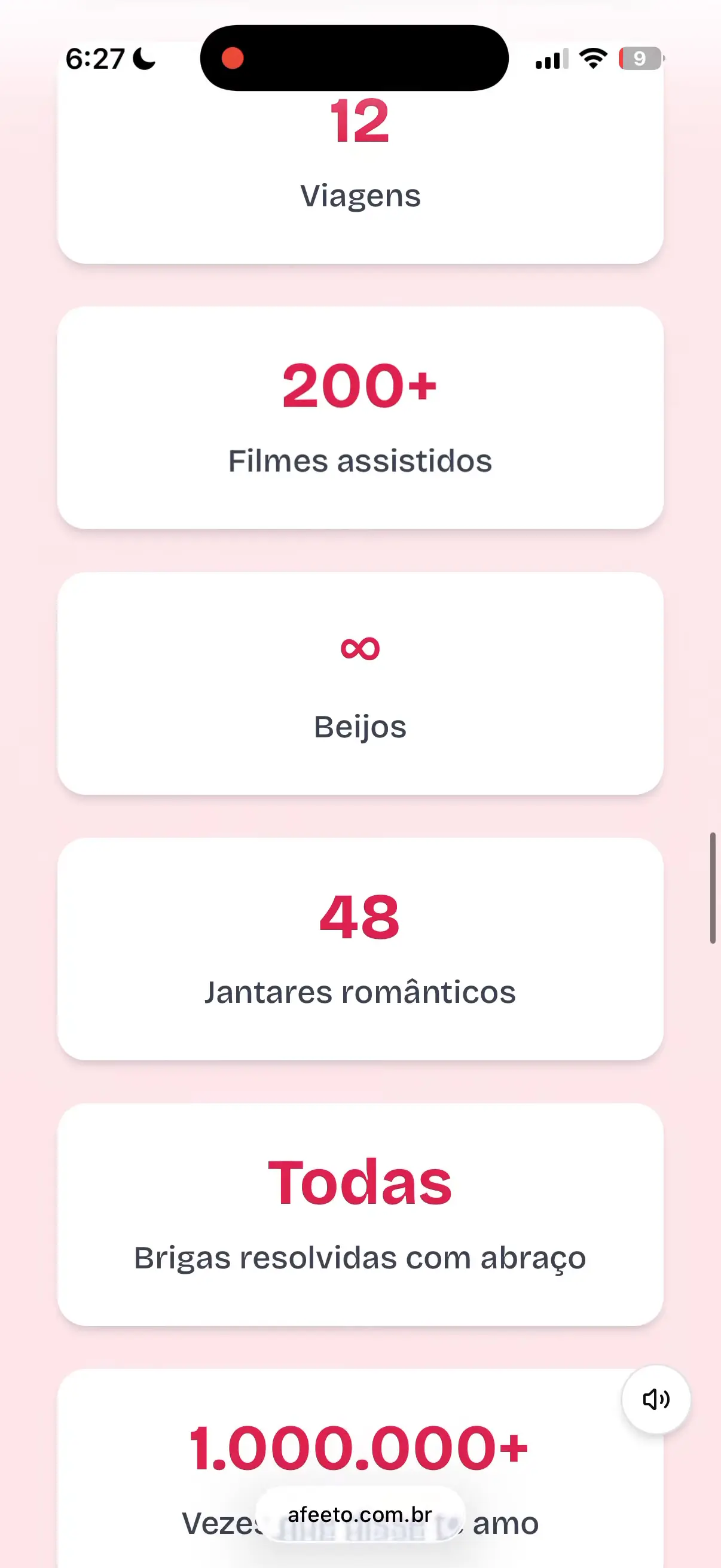 Exemplo de presente digital 10